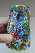 Load image into Gallery viewer, Vintage Italian Millefiori Glass Beaker or Tumbler. Height 4 1/4 inches
