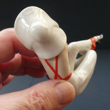 Load image into Gallery viewer, ORIGINAL 1920s German "Bathing Beauty" Porcelain Art Deco Miniature Figurine