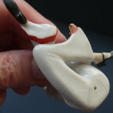 Load image into Gallery viewer, ORIGINAL 1920s German "Bathing Beauty" Porcelain Art Deco Miniature Figurine