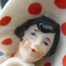 Load image into Gallery viewer, ORIGINAL 1920s German "Bathing Beauty" Porcelain Art Deco Miniature Figurine