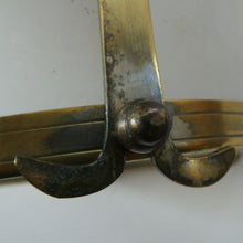 Load image into Gallery viewer, 1920s Antique Hanging Hall or Porch Lantern. Brass and Glass in the Gothic Style