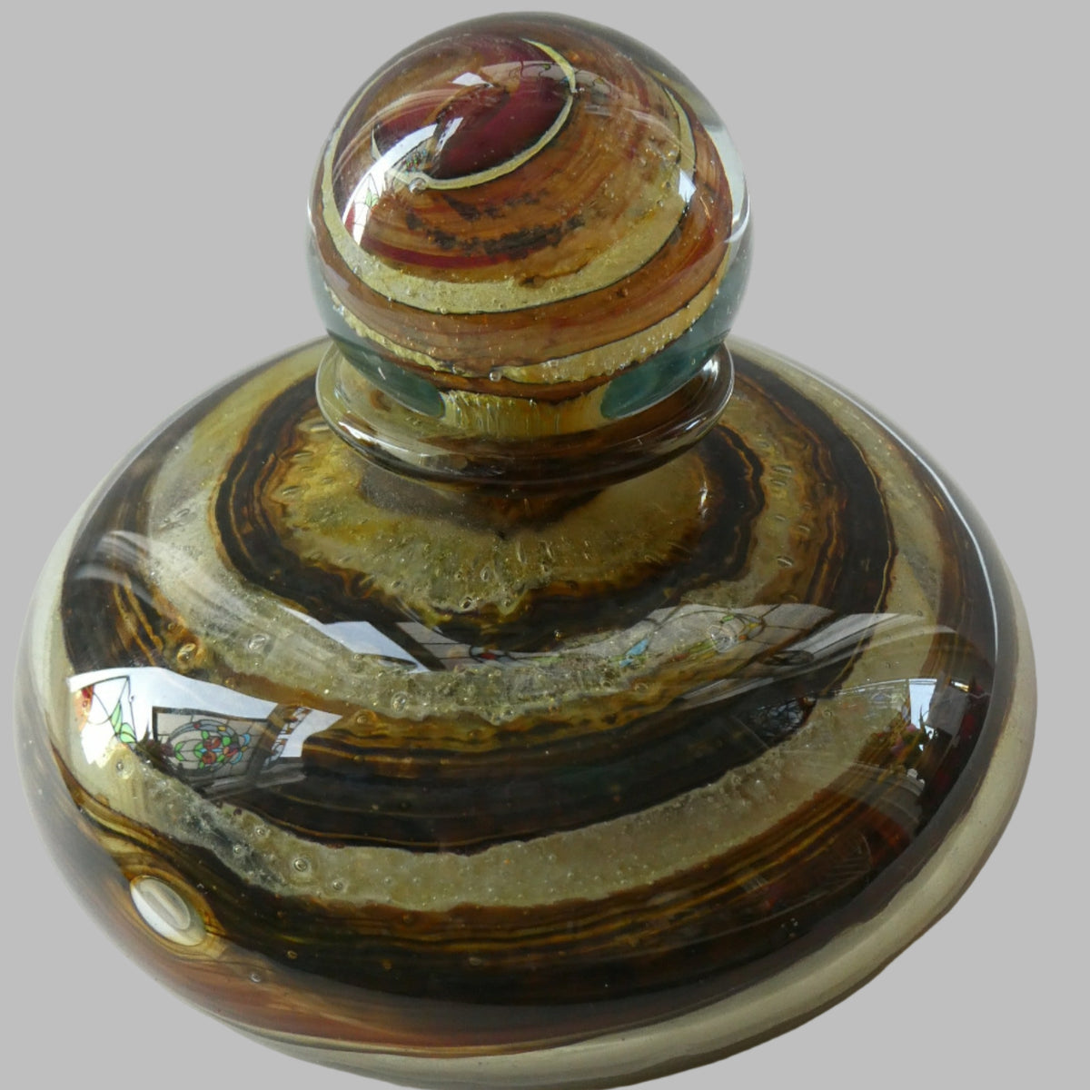 Isle of Wight Studio Glass Perfume Bottle. Designed by