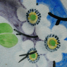Load image into Gallery viewer, Set of Six Scottish Art Pottery Mak Merry Dessert Plate Prunus Design