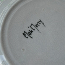 Load image into Gallery viewer, Set of Six Scottish Art Pottery Mak Merry Dessert Plate Prunus Design