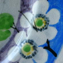 Load image into Gallery viewer, Set of Six Scottish Art Pottery Mak Merry Dessert Plate Prunus Design