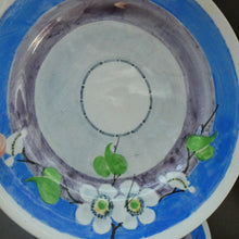 Load image into Gallery viewer, Set of Six Scottish Art Pottery Mak Merry Dessert Plate Prunus Design