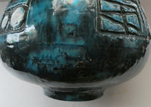 Load image into Gallery viewer, Vintage 1960s West German BRUSTALIST Bottle Vase. Uberlacker Ceramics / U-keramik

