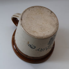 Load image into Gallery viewer, SCOTTISH POTTERY. Antique PORT DUNDAS (Glasgow) 3 lbs Stoneware Crock with Handle. MAYPOLE DAIRY