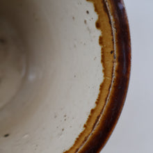 Load image into Gallery viewer, SCOTTISH POTTERY. Antique PORT DUNDAS (Glasgow) 3 lbs Stoneware Crock with Handle. MAYPOLE DAIRY