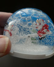 Load image into Gallery viewer, Vintage Santa and Snowman Snow Globe for Harrods 1970s West German
