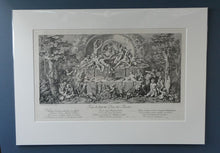 Load image into Gallery viewer, Original Antique FRENCH Etching by Claude Gillot (1673 - 1722). The Feast of the Faun
