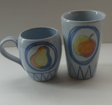 Load image into Gallery viewer, 1950s Stoneware Buchan Pottery Portobello Britanny Beaker and Coffee Mug