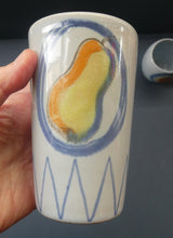 Load image into Gallery viewer, 1950s Stoneware Buchan Pottery Portobello Britanny Beaker and Coffee Mug