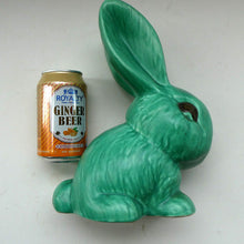Load image into Gallery viewer, 1930s LARGEST Sylvac Green Rabbit No. 1028 10 1/2 inches