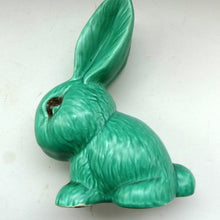 Load image into Gallery viewer, 1930s LARGEST Sylvac Green Rabbit No. 1028 10 1/2 inches