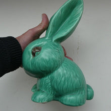 Load image into Gallery viewer, 1930s LARGEST Sylvac Green Rabbit No. 1028 10 1/2 inches