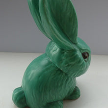 Load image into Gallery viewer, 1930s LARGEST Sylvac Green Rabbit No. 1028 10 1/2 inches