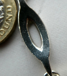 Vintage 1960s Scottish Silver Necklace. With Edinburgh Hallmark 1967