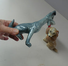 Load image into Gallery viewer, 1960s Large Wade Figurines Lady and the Tramp
