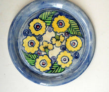 Load image into Gallery viewer, Scottish Lady Painter 1920s Art Pottery Hand Painted Cheese Dome
