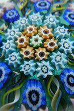 Load image into Gallery viewer, 1950s Scottish VASART Glass Paperweight with Millefiori Rosette
