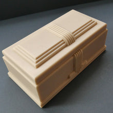 Load image into Gallery viewer, 1930s ART DECO Heavy Early Plastic Cigar or Cigarette Box by Buttner Pipe Company