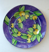 Load image into Gallery viewer, SCOTTISH POTTERY. Scottish Lady Decorator / Painter. 1930s Hand-Painted Plate. 9 inches
