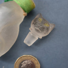 Load image into Gallery viewer, Delightful 1920s CUSSONS Miniature Cat Perfume Bottle or Flacon. 3 inches in height