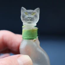 Load image into Gallery viewer, Delightful 1920s CUSSONS Miniature Cat Perfume Bottle or Flacon. 3 inches in height
