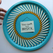 Load image into Gallery viewer, Bristol Cigarettes Advertising Item. Tin Beer Tray 1960s