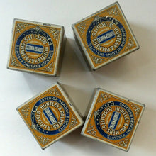 Load image into Gallery viewer, Vintage 1930s MINIATURE or SAMPLE Tin for Huntley and Palmer Biscuits. Yellow Colour