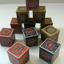 Load image into Gallery viewer, Vintage 1930s MINIATURE or SAMPLE Tin for Huntley and Palmer Biscuits. Blue Colour