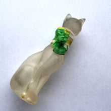 Load image into Gallery viewer, 1920s CUSSONS Miniature Cat Perfume Bottle or Flacon. Wembley Empire Exhibition Interest 1924