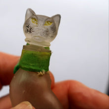 Load image into Gallery viewer, 1920s CUSSONS Miniature Cat Perfume Bottle or Flacon. Wembley Empire Exhibition Interest 1924