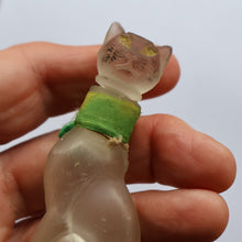Load image into Gallery viewer, 1920s CUSSONS Miniature Cat Perfume Bottle or Flacon. Wembley Empire Exhibition Interest 1924