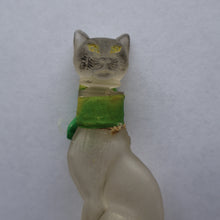 Load image into Gallery viewer, 1920s CUSSONS Miniature Cat Perfume Bottle or Flacon. Wembley Empire Exhibition Interest 1924