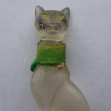 Load image into Gallery viewer, 1920s CUSSONS Miniature Cat Perfume Bottle or Flacon. Wembley Empire Exhibition Interest 1924