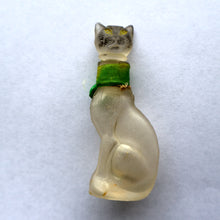 Load image into Gallery viewer, 1920s CUSSONS Miniature Cat Perfume Bottle or Flacon. Wembley Empire Exhibition Interest 1924