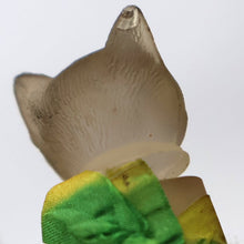 Load image into Gallery viewer, 1920s CUSSONS Miniature Cat Perfume Bottle or Flacon. Wembley Empire Exhibition Interest 1924