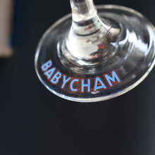 Load image into Gallery viewer, 1960s Collectable BOXED SET of Six Babycham Glasses with Yellow Deer Motif