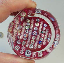 Load image into Gallery viewer, Linear Latticino Twists, Millefiori Canes &amp; Polished Facets. JOHN DEACONS with Thistle Cane
