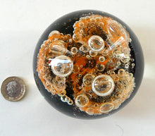 Load image into Gallery viewer, LARGE Vintage 1976 COLIN TERRIS Caithness Glass Paperweight: Sundance
