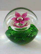 Load image into Gallery viewer, LIMITED EDITION Scottish Caithness Glass Paperweight: HYDROPONIC by Colin Terris; 1992
