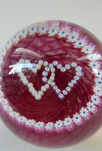 Load image into Gallery viewer, 1989 Caithness Paperweight. Double Heart or LUCKENBOOTH Motif by COLIN TERRIS
