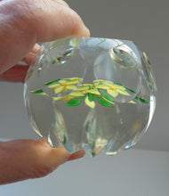 Load image into Gallery viewer, COLIN TERRIS 1994 Limited Edition Caithness Glass Paperweight. Narcissus Daffodil Design

