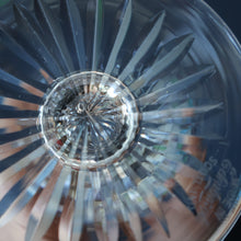 Load image into Gallery viewer, Vintage PAIR OF Edinburgh Crystal Wine Glasses. STAR OF EDINBURGH Pattern: 6 1/4 inches