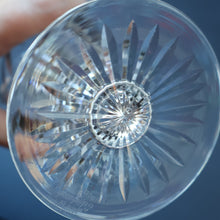 Load image into Gallery viewer, Vintage PAIR OF Edinburgh Crystal Wine Glasses. STAR OF EDINBURGH Pattern: 6 1/4 inches