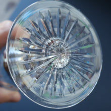 Load image into Gallery viewer, Vintage PAIR OF Edinburgh Crystal Wine Glasses. STAR OF EDINBURGH Pattern: 6 1/4 inches