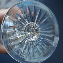 Load image into Gallery viewer, Vintage PAIR OF Edinburgh Crystal Wine Glasses. STAR OF EDINBURGH Pattern: 6 1/4 inches