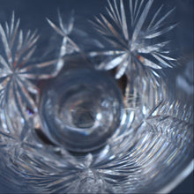 Load image into Gallery viewer, Vintage PAIR OF Edinburgh Crystal Wine Glasses. STAR OF EDINBURGH Pattern: 6 1/4 inches